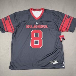 Dillon Gabriel Oklahoma Sooners Jersey Mens 2XL Gray Red College‎ Football #8 OU
